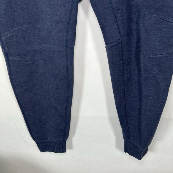 Nike Joggers Sweatpants Mens Large Navy Blue 32x30 Tapered Drawstring Pockets - Picture 3 of 16